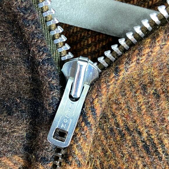 Vintage Wool Front Zip Closure Hooded Cape Coat - Picture 5 of 7